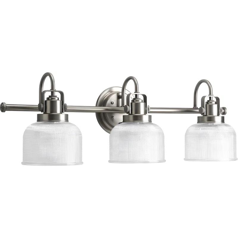 Rosser 3 Light Transparent Dimmable Vanity Light