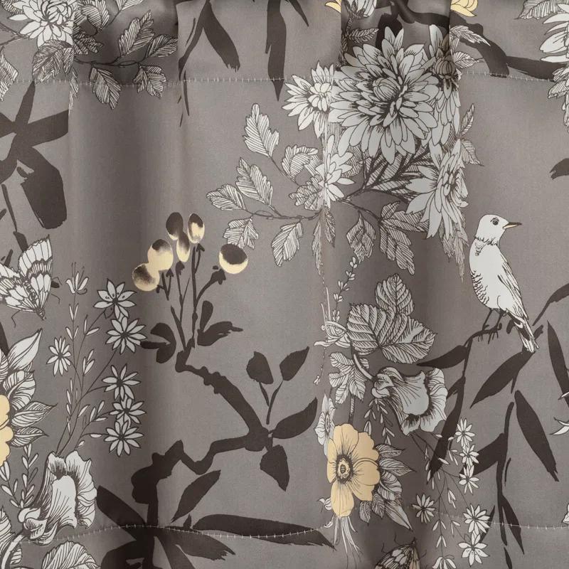 Lush Decor Botanical Garden Floral Tailored 52'' W Window Valance