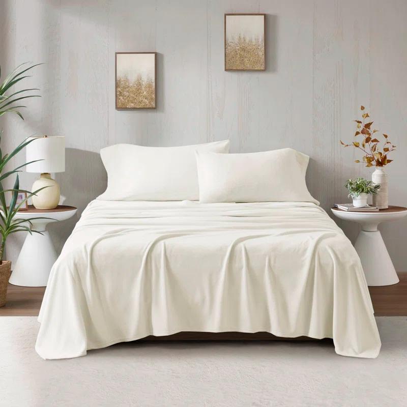 Madison Park Micro Fleece Sheet Set & Reviews | Wayfair
