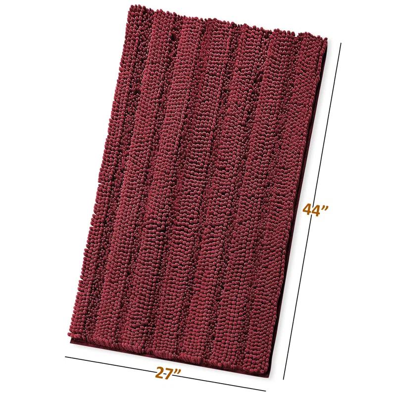 Clara Clark Clara Clark Chenille Extra Soft And Absorbent Bath Mat.