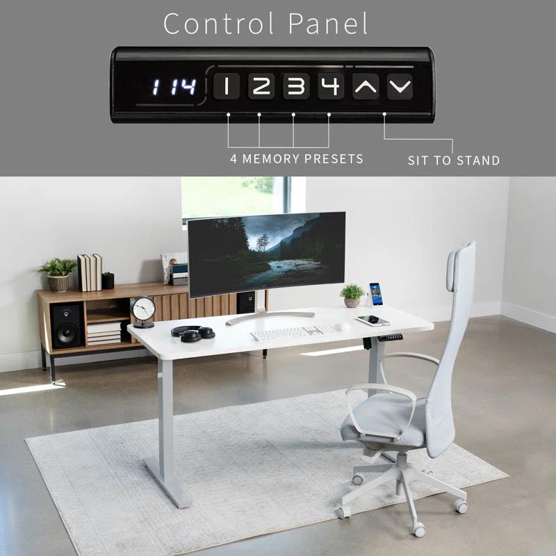 Vivo VIVO Single Motor Electric Desk with Push Button Memory Controller