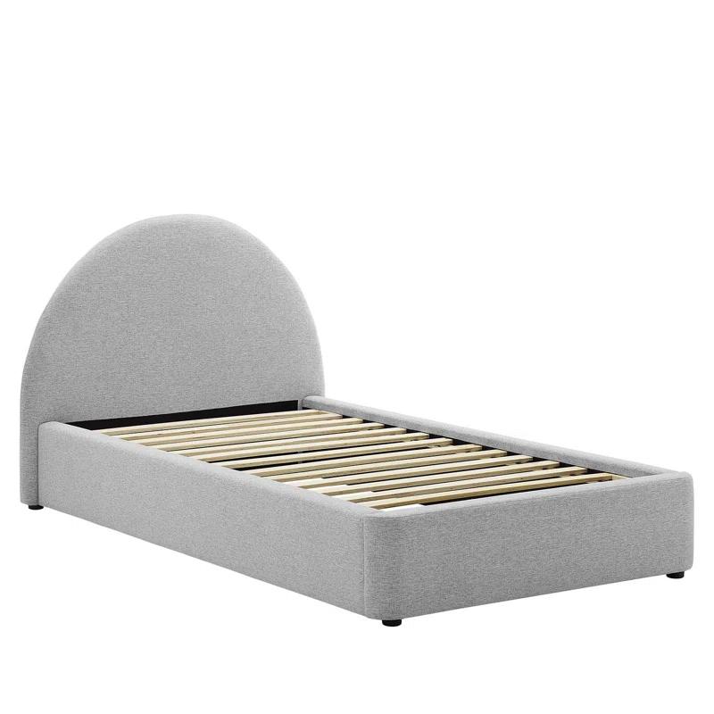 Modway Resort Performance Velvet Arched Round Platform Bed