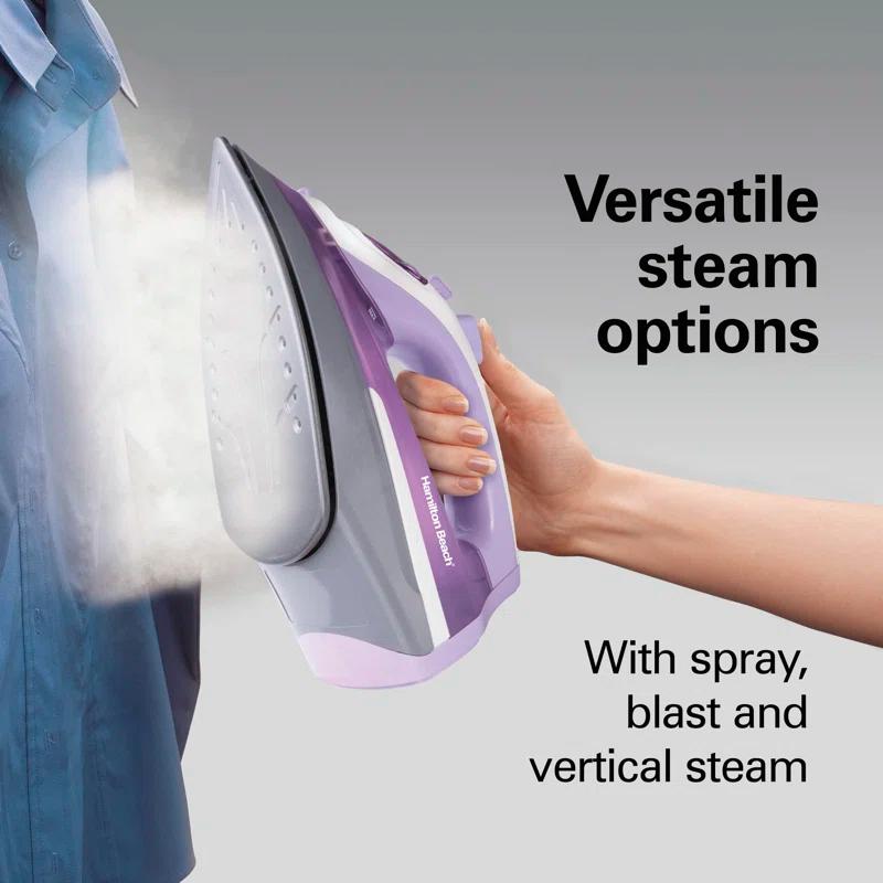 Hamilton Beach Hamilton Beach Steam Iron With Extra-Glide Nonstick Soleplate