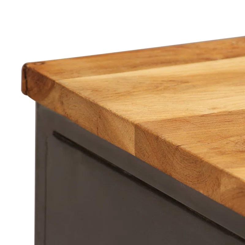East Urban Home Sideboard Recycled Teak and Steel