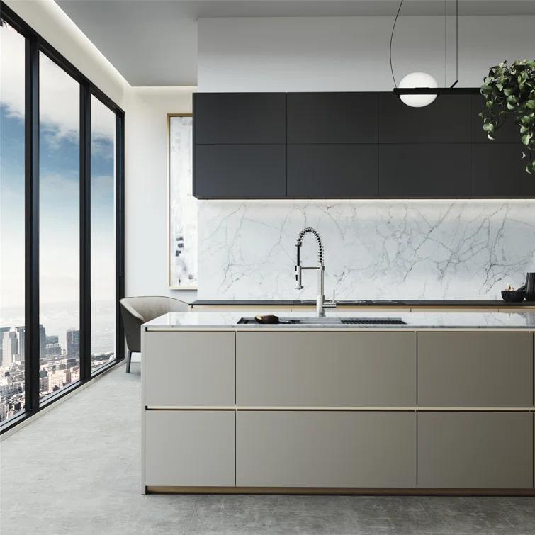 VIGO VIGO 36" Mercer Stainless Steel Undermount Kitchen Sink with Accessories VGR3620CK1