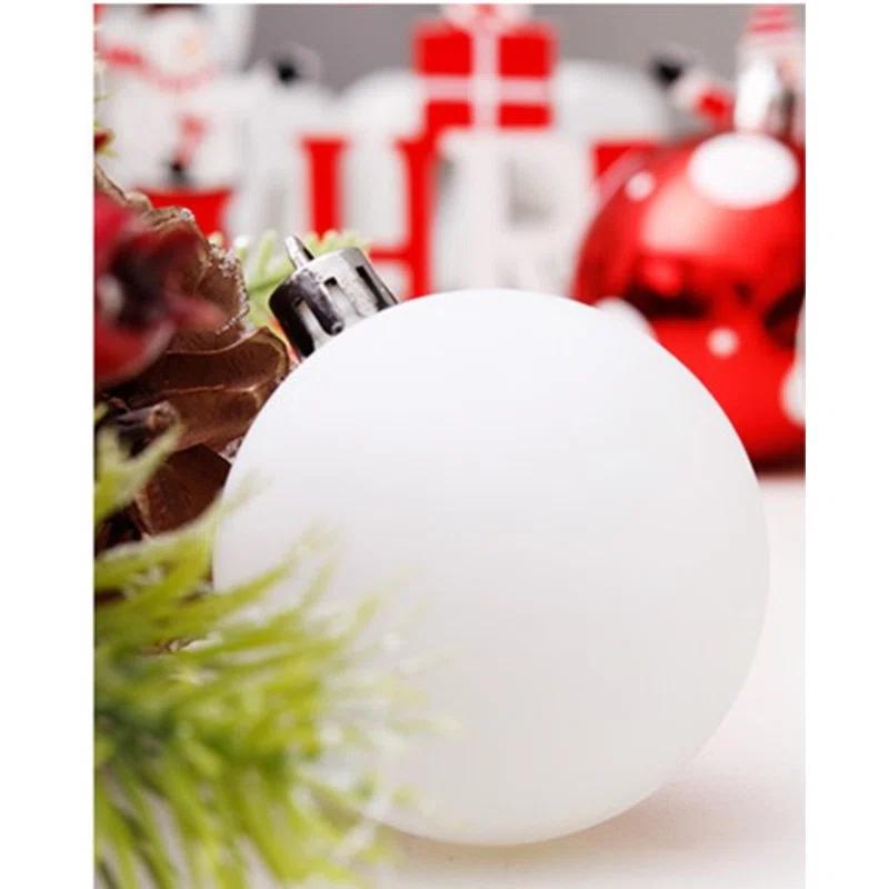 WS at Home 30 Piece Shatterproof Ball Ornaments Set