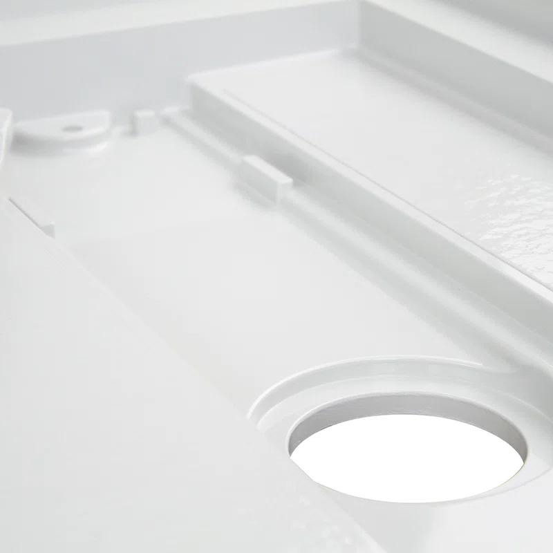 Transolid FLU6032L-31 60'' W 32'' D Rectangular Single Shower Base