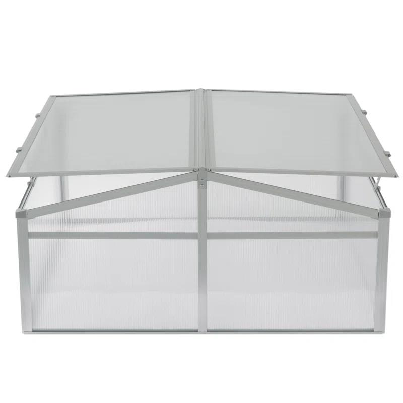 Gardenised 39.37" W x 39.37" D Mini Greenhouse