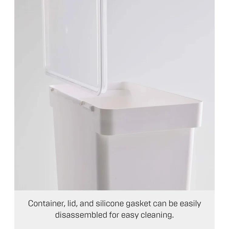 Yamazaki Home Airtight Pet Food Extra Large Storage Container With Transparent Lid, 6.6 gallons