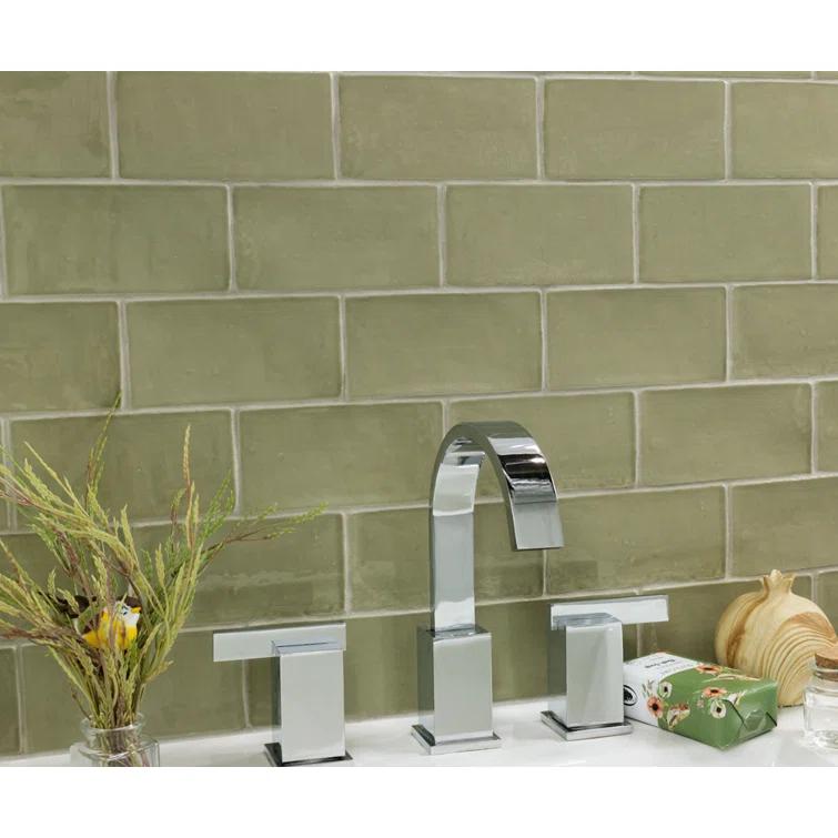 Barcelona 3x6 Blanco Polished Ceramic Subway Wall Tile (5.38 Sq. Ft. / Case)