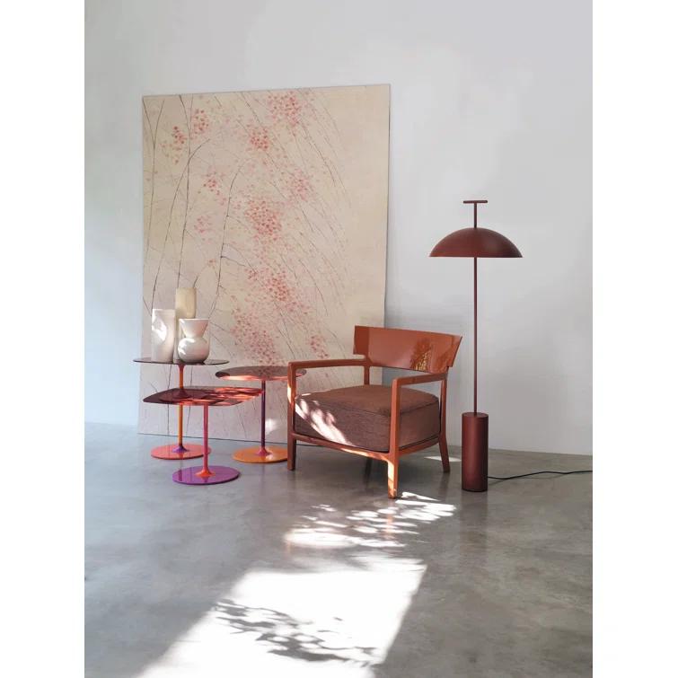 Kartell Thierry Glass Top End Table