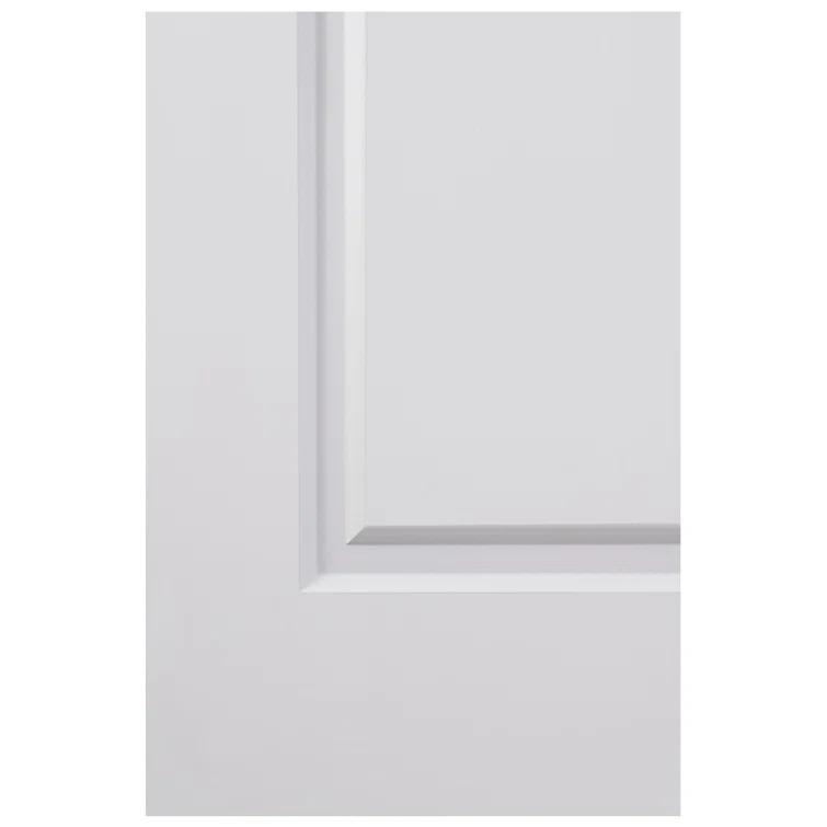 Nova Hardware 1-Panel Soft White Laminated Traditional Interior Door Slab Only