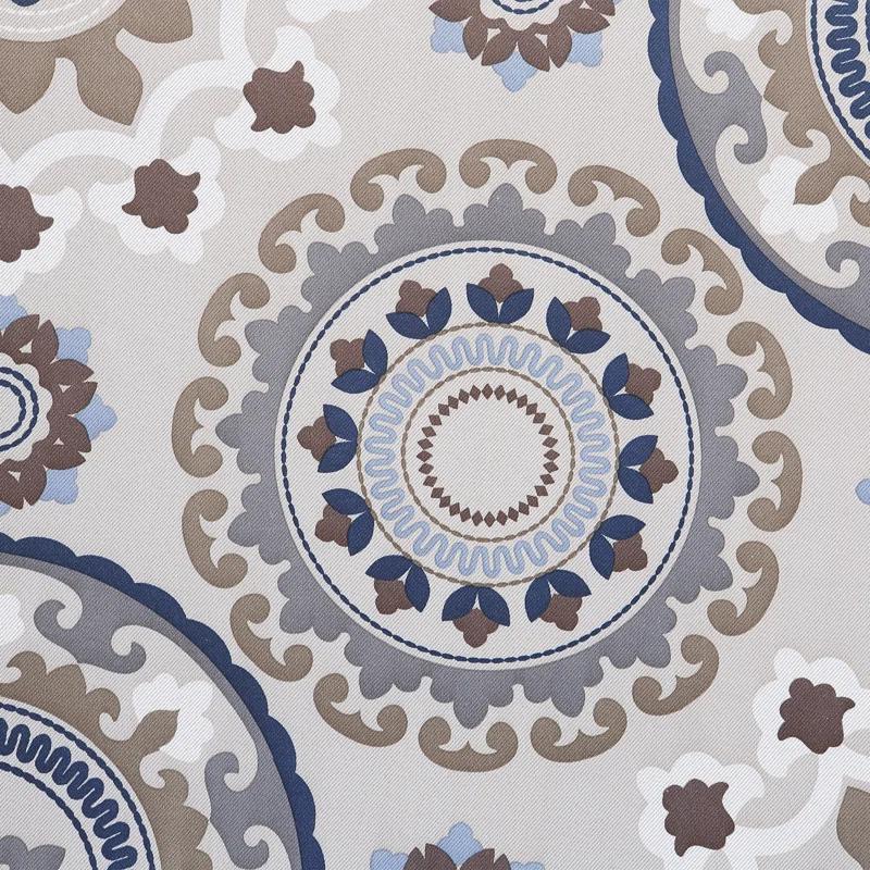 Sun Zero Sun Zero Nepal Global Medallion Print Blackout Grommet Curtain Panel