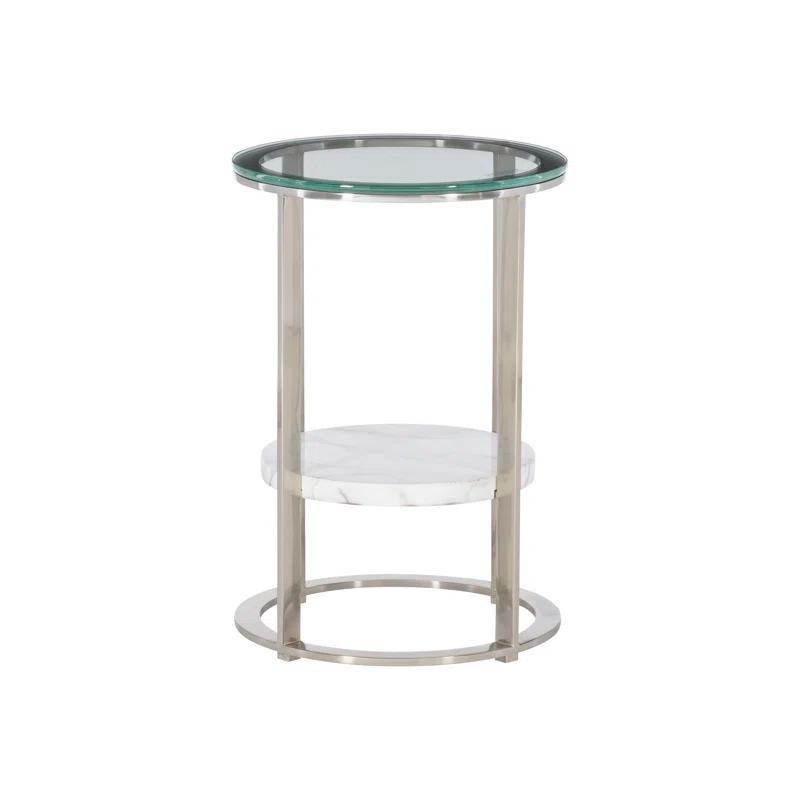 Lafayette Glass Top End Table