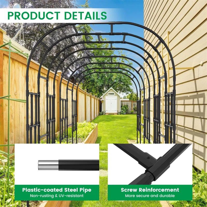 Blooming Large Garden Arch Gazebo Pergola