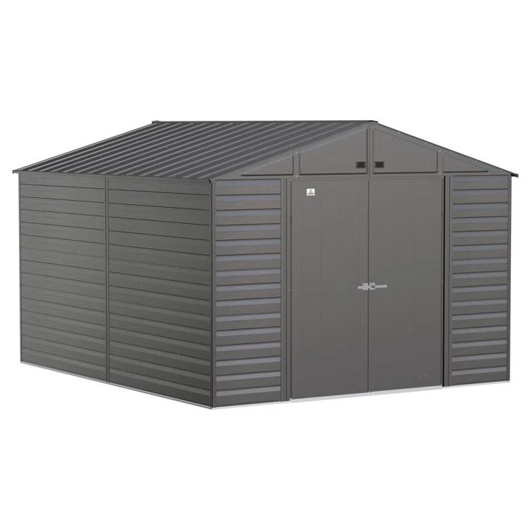 Arrow 10 ft. W x 12 ft. D Metal Storage Shed