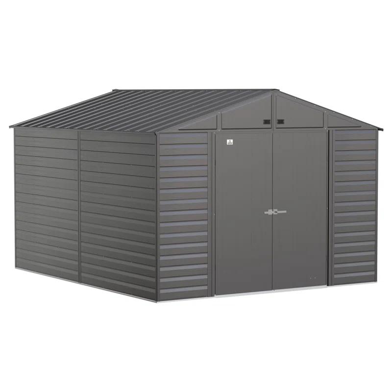 Arrow 10 ft. W x 12 ft. D Metal Storage Shed