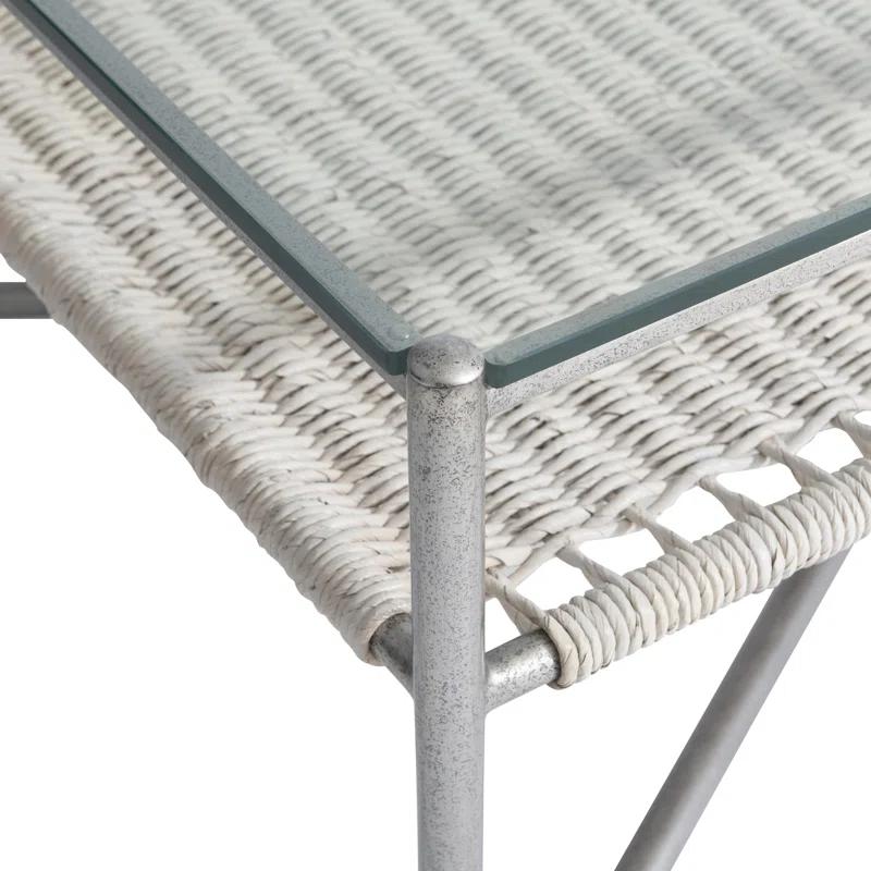 Bernhardt Kendo Glass Top Single Coffee Table