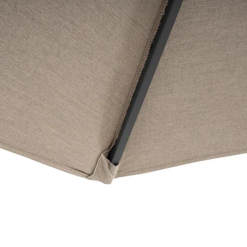 Panama Jack Outdoor 11.5 Ft Cantilever Sunbrella Denim 360 Umbrella w/Movable Base