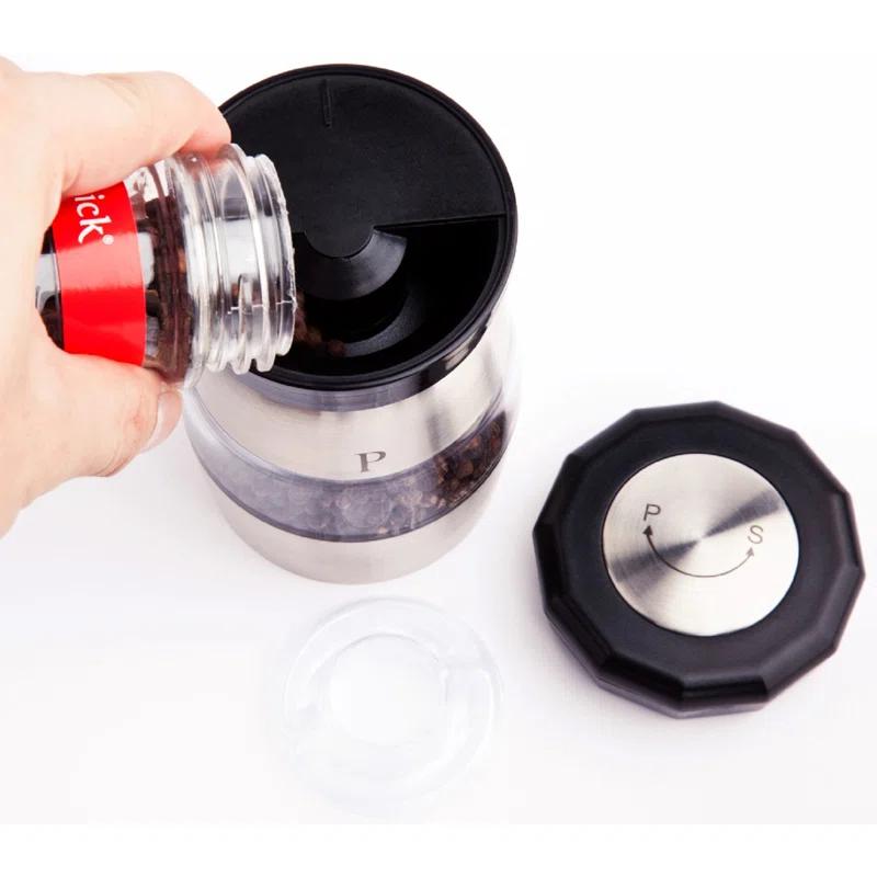 Ozeri Duo Ultra Grinder 2-in-1 Salt & Pepper Combination Mill