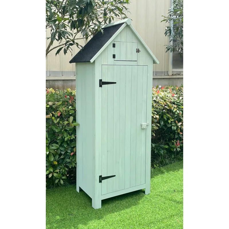 Hanover 2 ft. 5 in. W x 2 ft D Solid Wood Storage Shed
