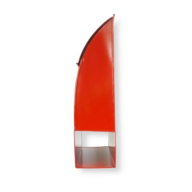 Milano Pointed Post Wall Mounted Mailbox