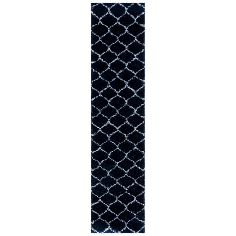 Red Barrel Studio® Tahoe Shag Performance Geometric Rug