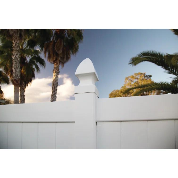 Barrette Outdoor Living Barrette Outdoor Living White Vinyl Post Cap for Posts
