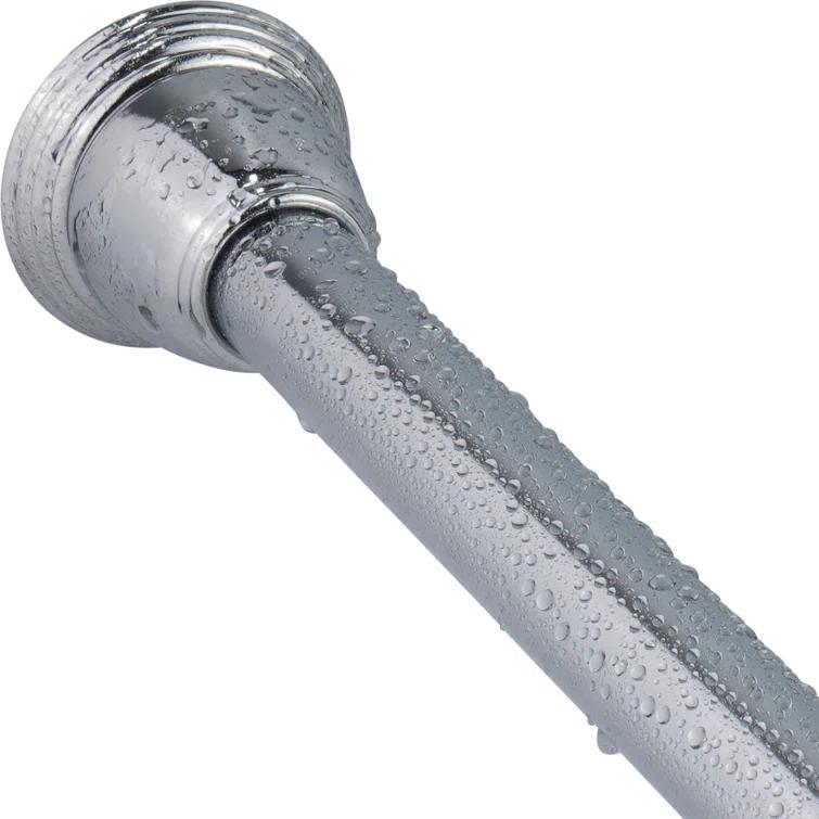 Splash Home 2'' Straight Tension Shower Curtain Rod