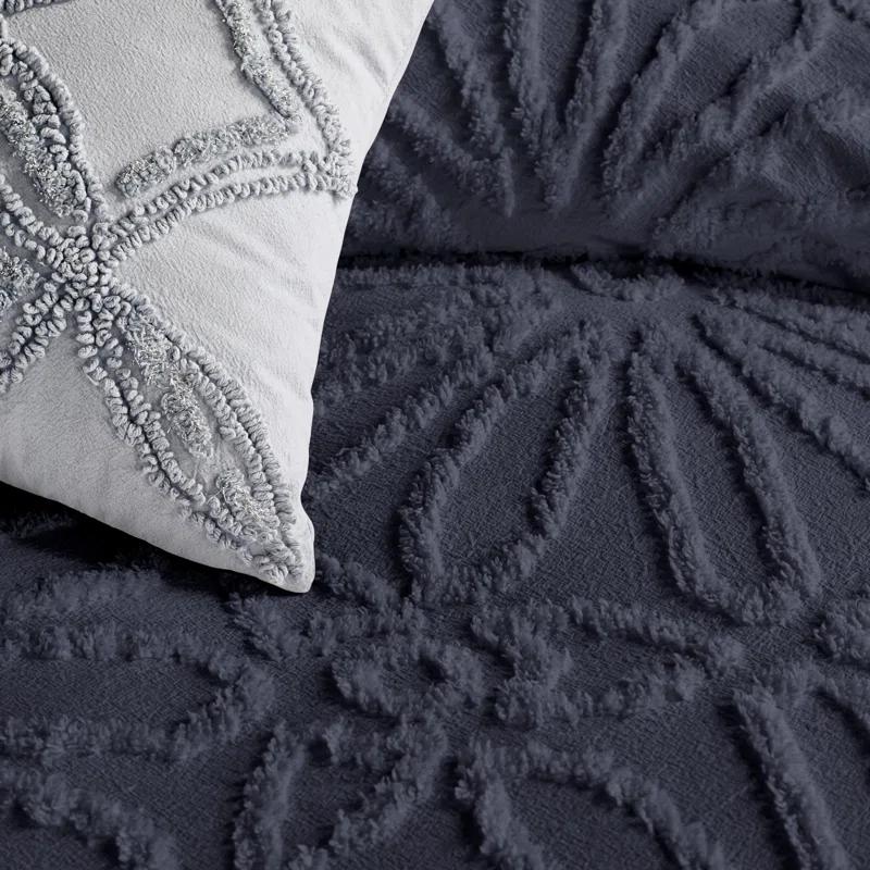Peri Home Peri Home Chenille Medallion 3 Piece Comforter Set
