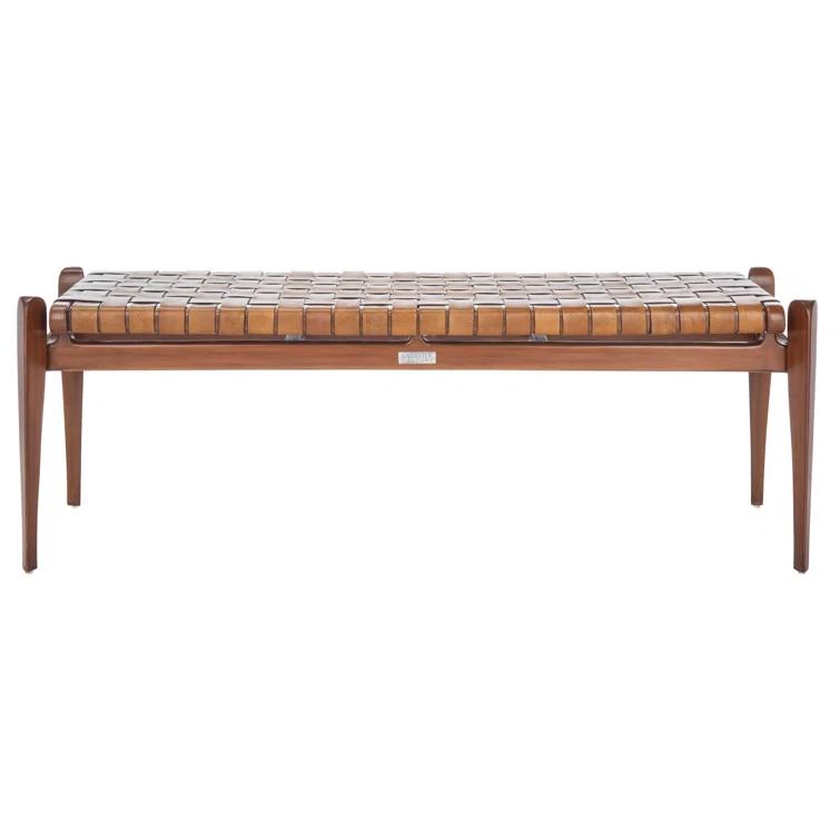 Kenan Genuine Leather Bench
