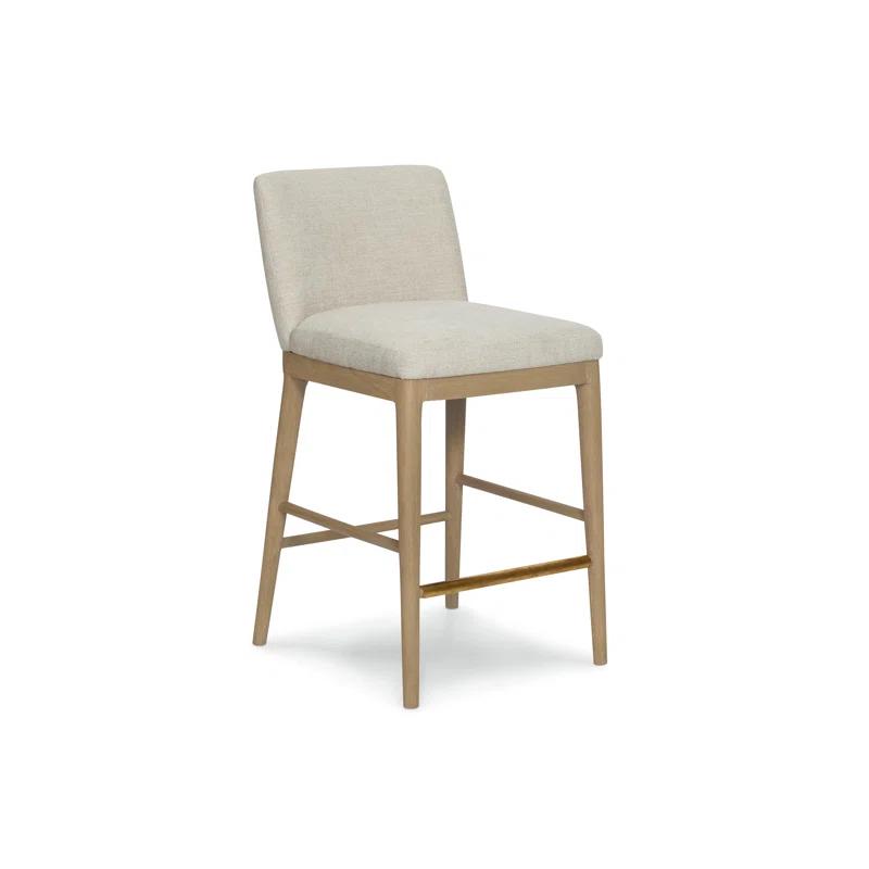 Brownstone Furniture Menlo Upholstered Counter Stool with Solid Wood Frame