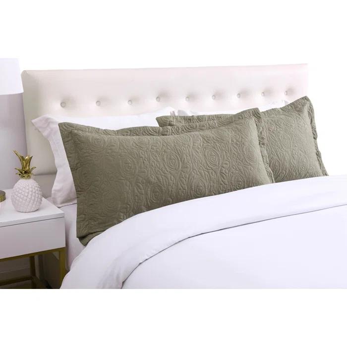 MarCielo P-solid Shams Pillow Sham (Set of 2)