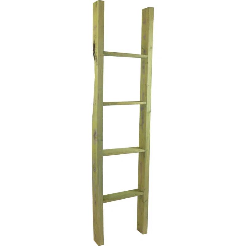 Ekena Millwork Vintage Farmhouse Rung Decorative Ladder
