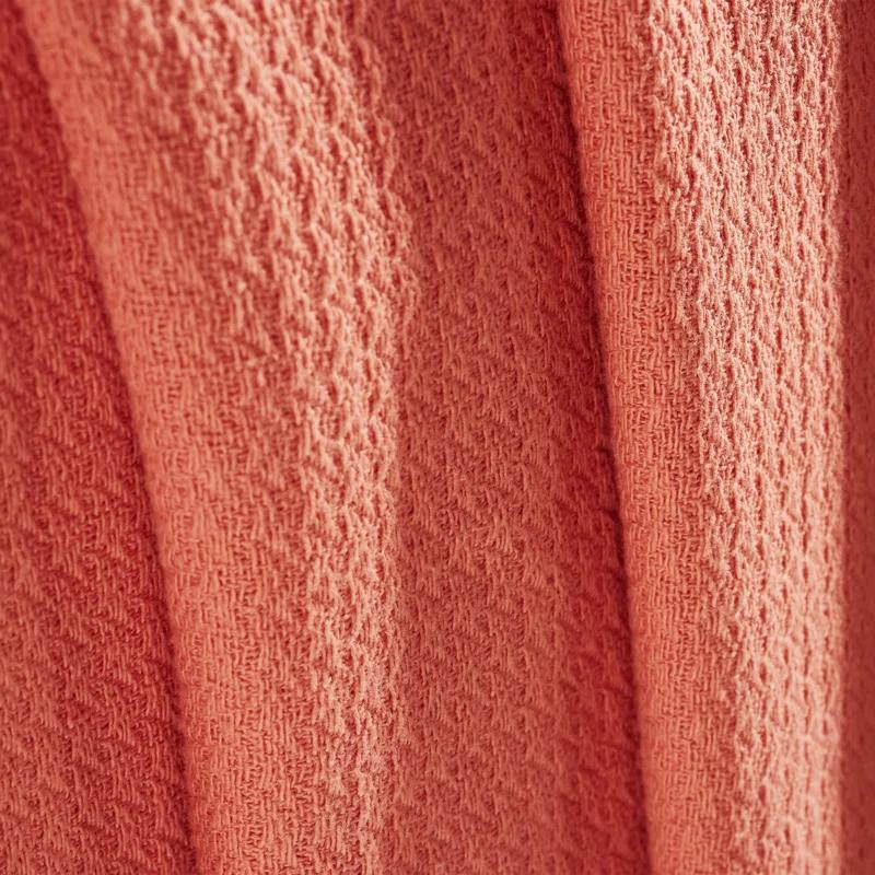 Superior Waffle Weave Honeycomb Knit Soft Textured All-Season Cotton Blanket