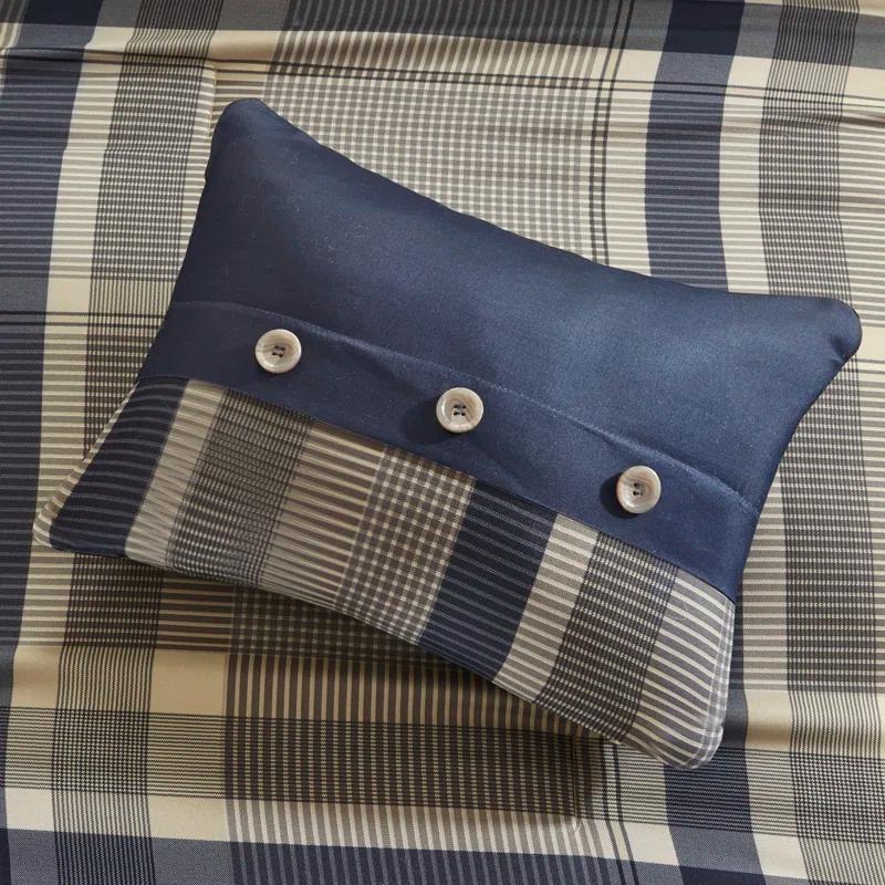 Intelligent Design Robbie Plaid Comforter Set with Bed Sheets