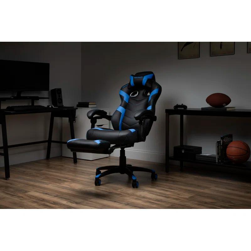 Respawn RESPAWN 110 Pro Gaming Chair - Gaming Chair with Footrest, Reclining Gaming Chair, Video Gaming Computer Desk Chair, Adjustable Desk Chair, Gaming Chairs For Adults With Headrest Pillow