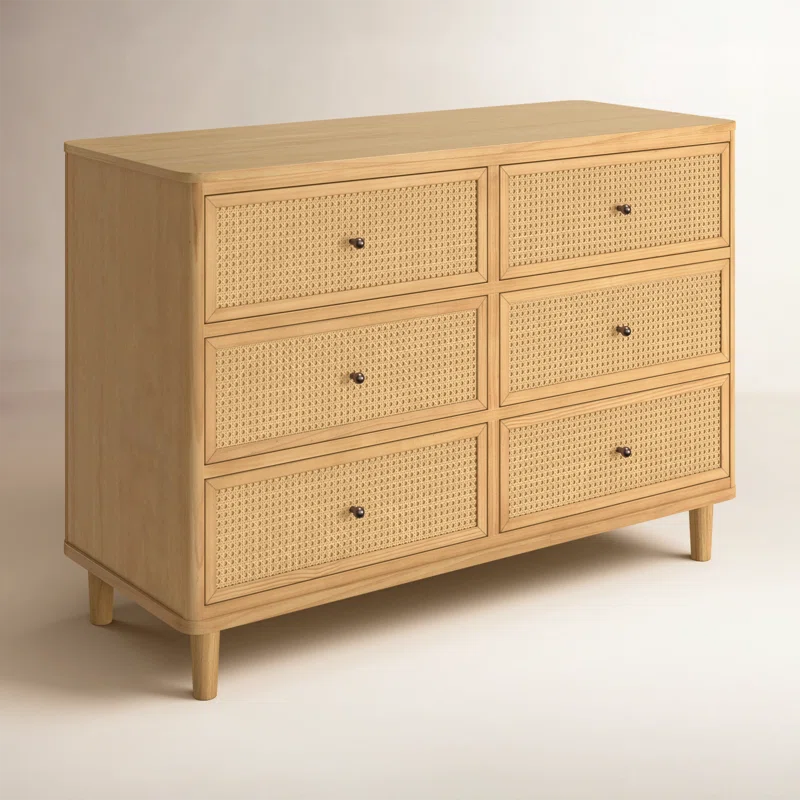 Marin 6 Drawer 19.49" W Dresser