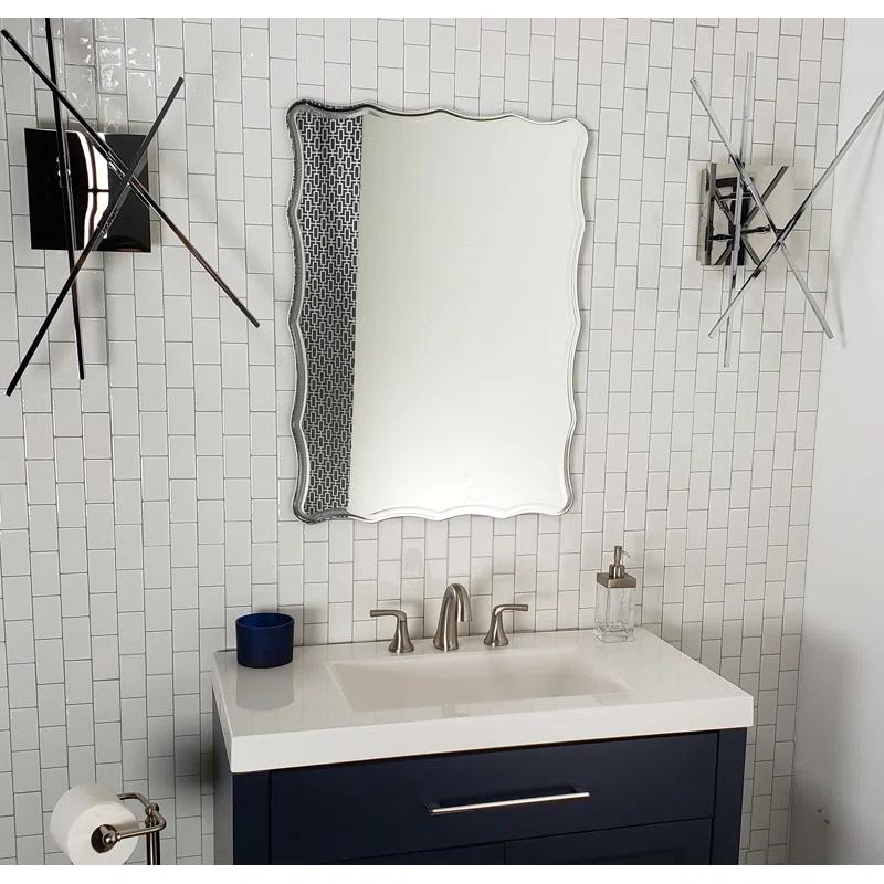 Willa Arlo™ Interiors Schulenburg Modern & Contemporary Frameless Accent Vanity Mirror