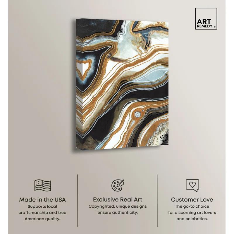 Art Remedy Black and Gold I