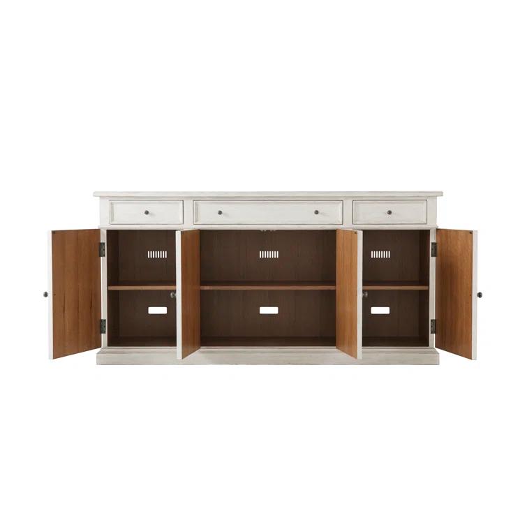 Theodore Alexander Tavel 71.75'' Solid Wood Sideboard