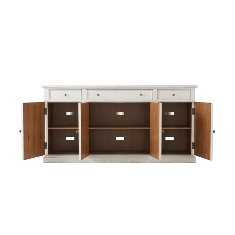 Theodore Alexander Tavel 71.75'' Solid Wood Sideboard