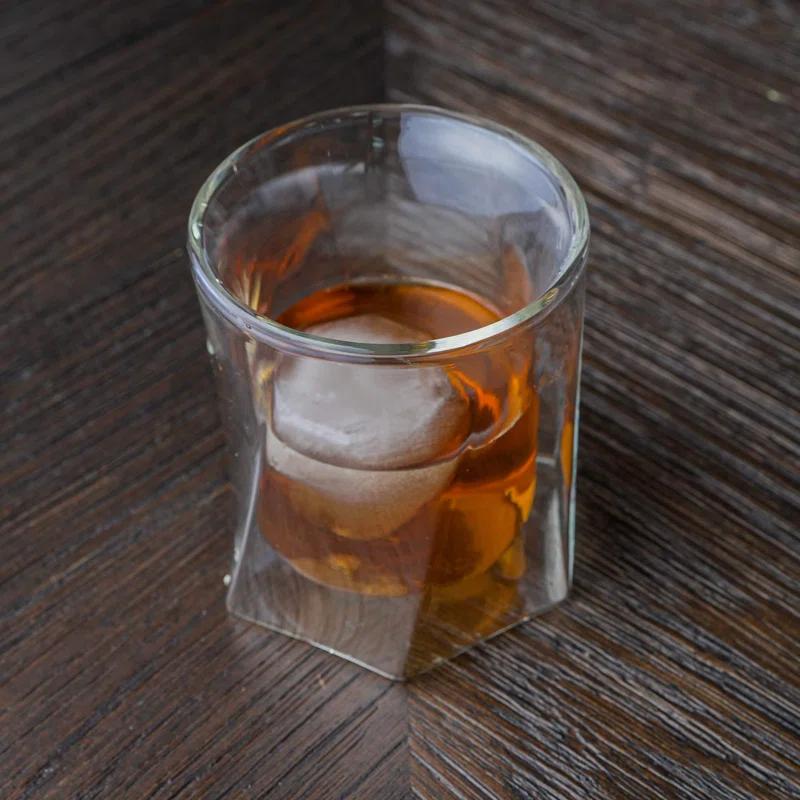 Lemonsoda Lemonsoda Double Wall Hexagon Whiskey Glasses