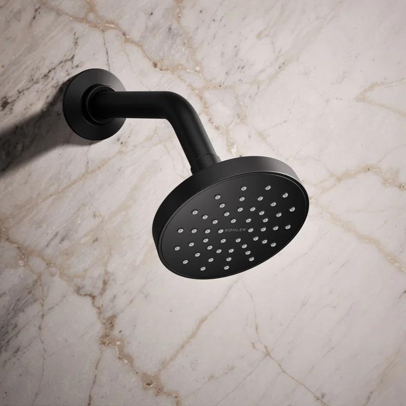 Kohler Purist 2.5 Gpm Multifunction Wall Mount Showerhead, Three Spray Settings, 5.5" High Pressure Spray Head