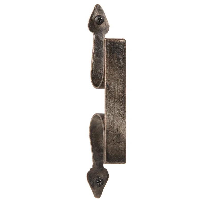 Artesano Iron Works Hand Forged 6.25"  Wrought Iron Cabinet Door Handle