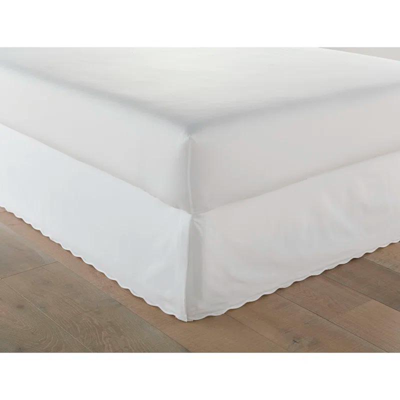 Stone Cottage Bedding Stone Cottage Solid Scalloped Cotton Bedskirt