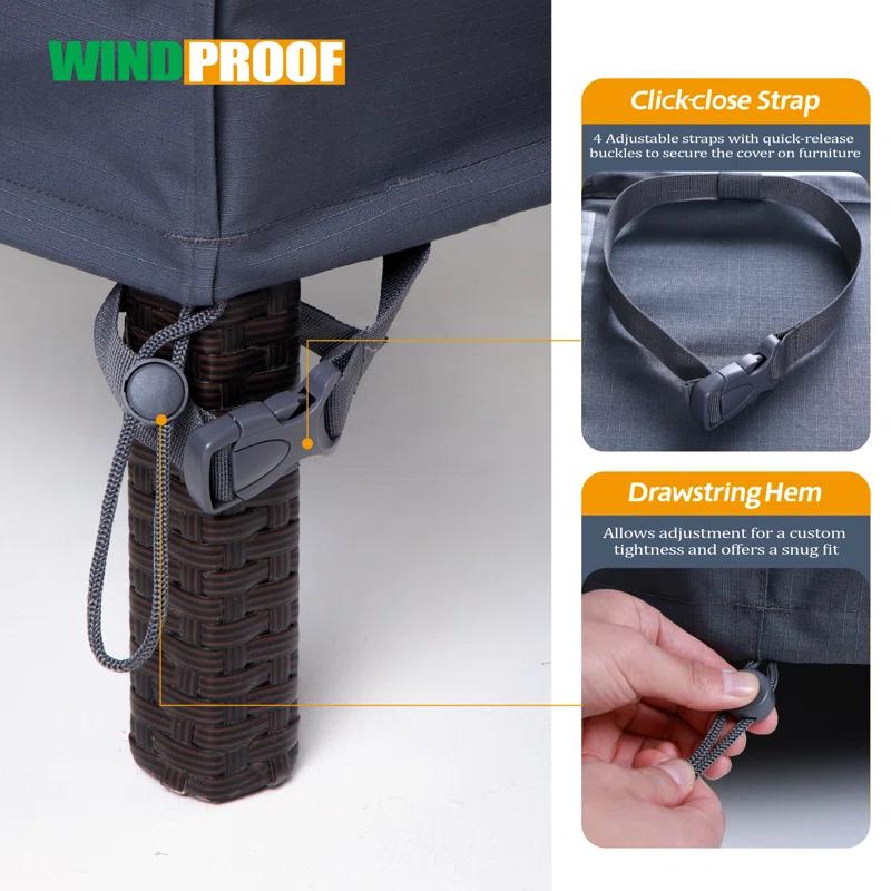 F&J Outdoors Premium Waterproof Outdoor Patio Chair Cover: Latest Rip-Stop Fabric, 3-Year Warranty & Reviews | Wayfair