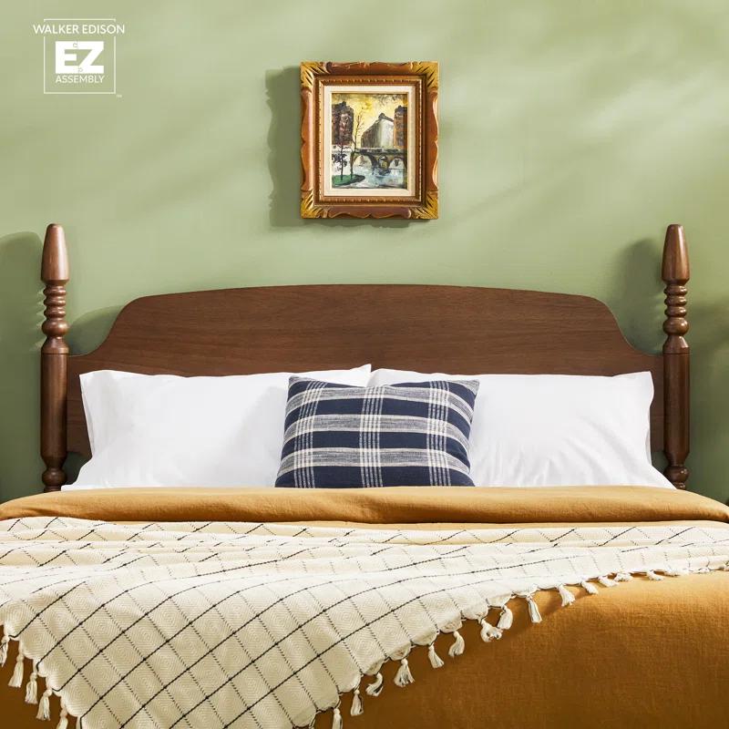 Vivienne Traditional Easy Assembly Solid Wood Turned Spindle Bed