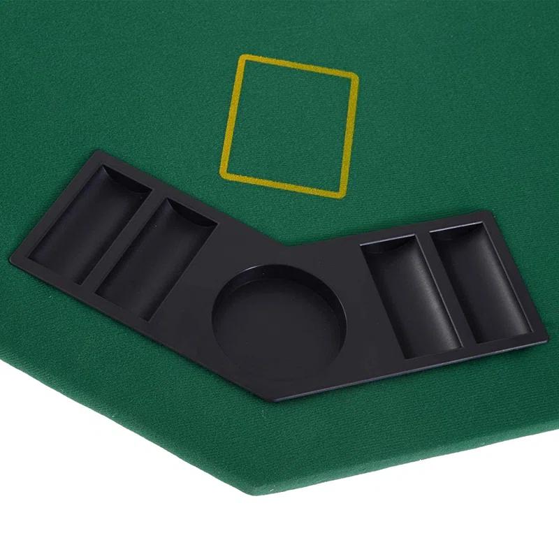 Soozier Soozier 48'' 8 - Player Foldable Poker Table