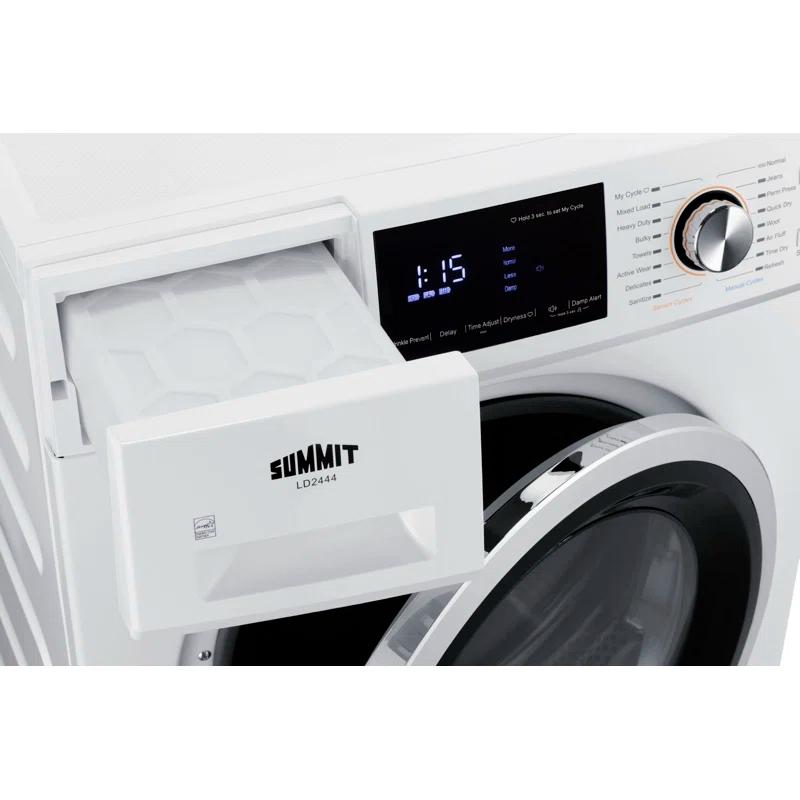 Summit Appliance Summit Appliance 4.4 Cubic Feet Ventless Electric Stackable Dryer LD2444